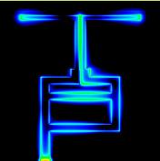 Balun Dipole Electric Field Magnitude (FDTD)